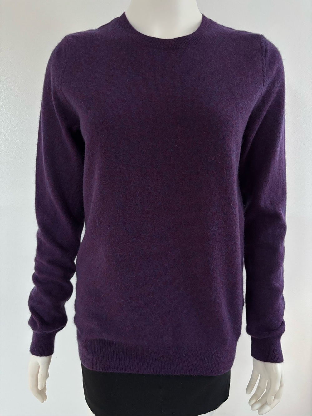 Magaschoni  100%Cashmere Women Crewneck Sweater in Plum